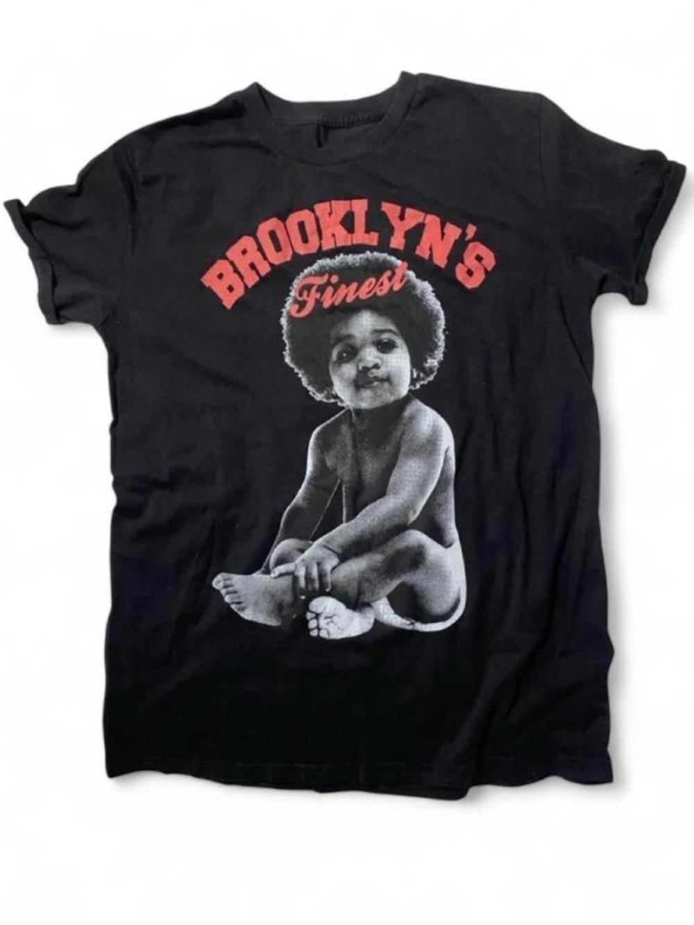 Notorious B.I.G. Brooklyn's Finest Graphic Tee Women's Medium 90s Hip Hop Biggie